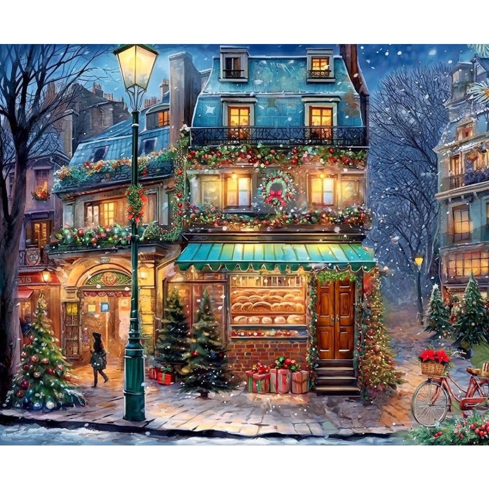 Winter Wonderland Cafe 500 Piece Puzzle Second Alternate Image