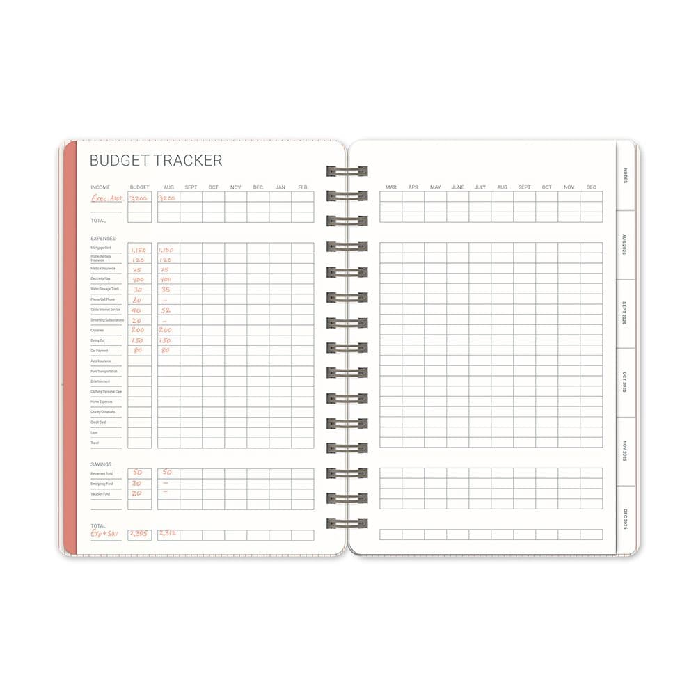 Coral Pink Agatha 2026 Planner Second  Alternate Image