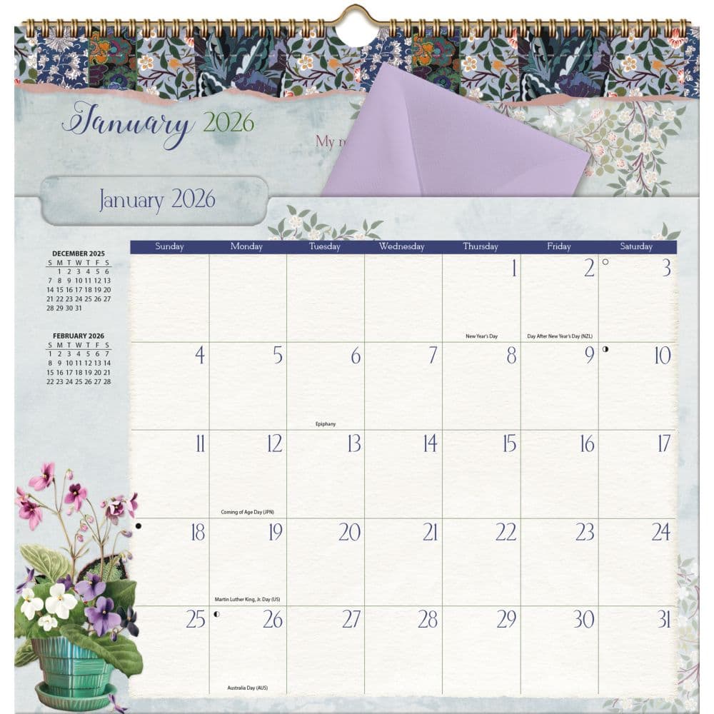 Botanical Gardens File It 2026 Wall Calendar_ALT1