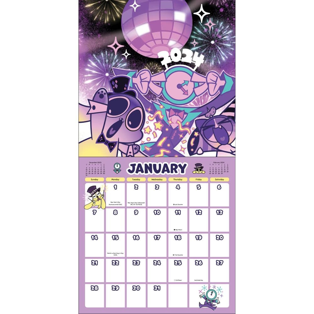 Chikn Nuggit 2024 Wall Calendar