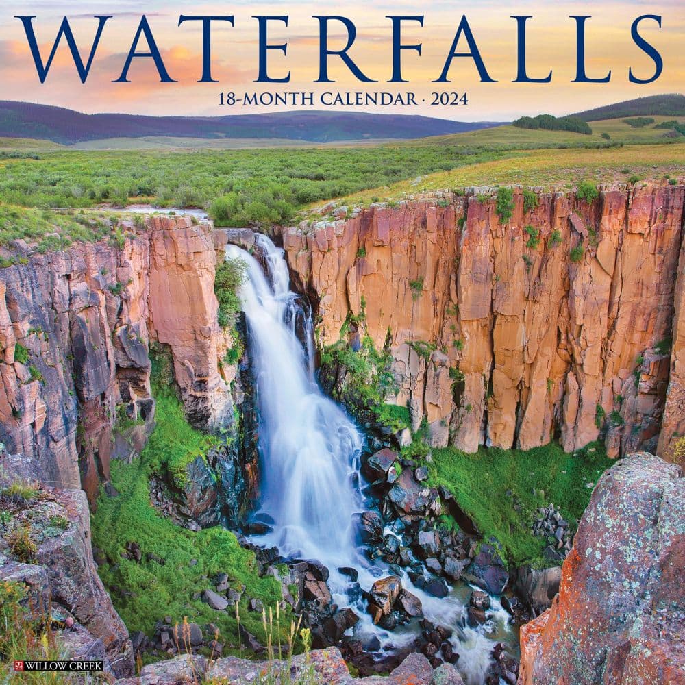 Waterfalls 2024 Wall Calendar