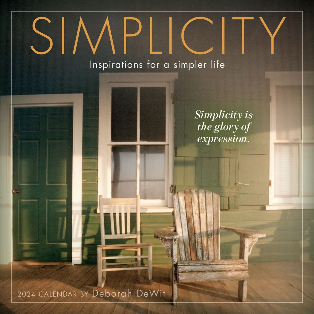 Simplicity 2024 Mini Wall Calendar Main Image