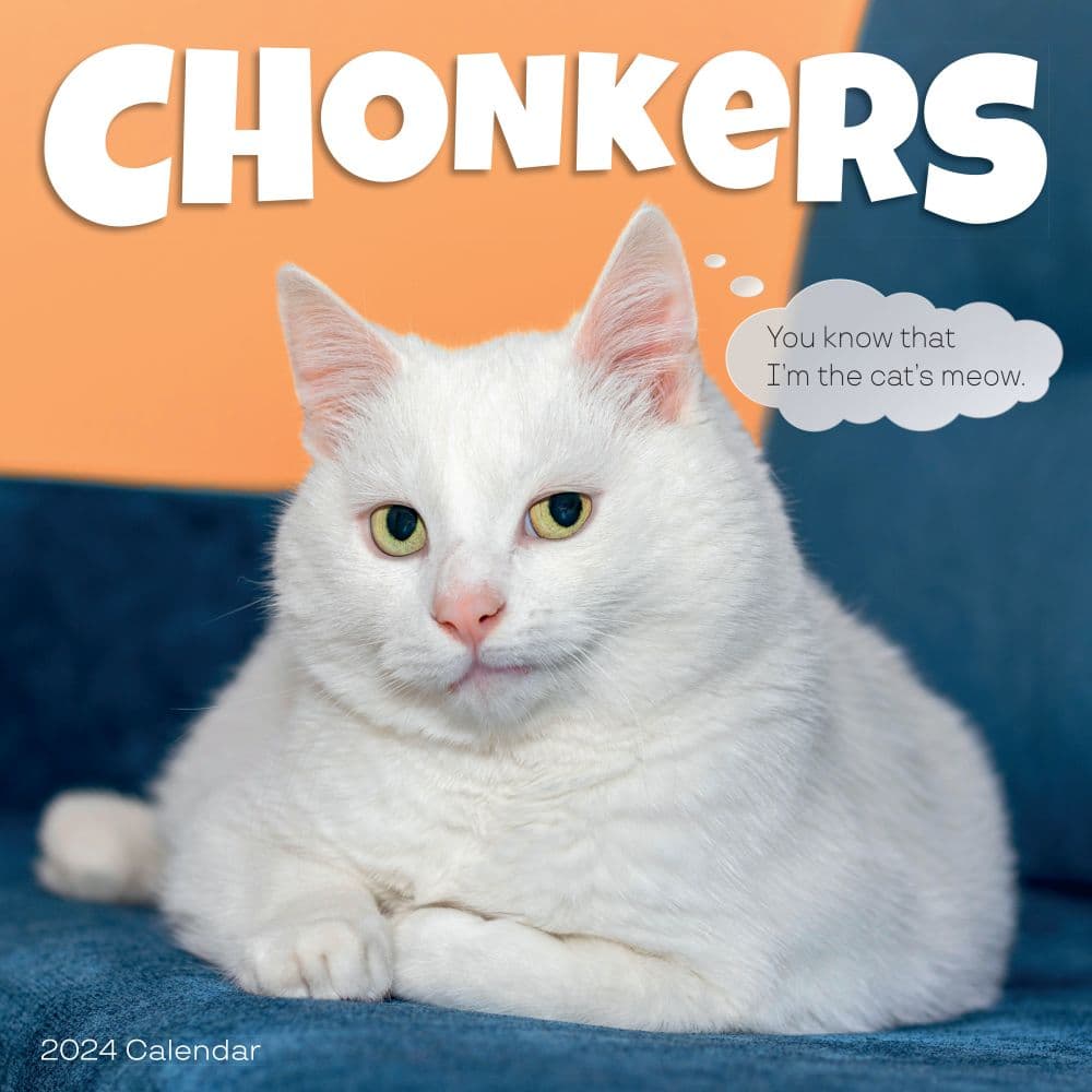 Chonkers 2024 Wall Calendar Main Product Image width=&quot;1000&quot; height=&quot;1000&quot;