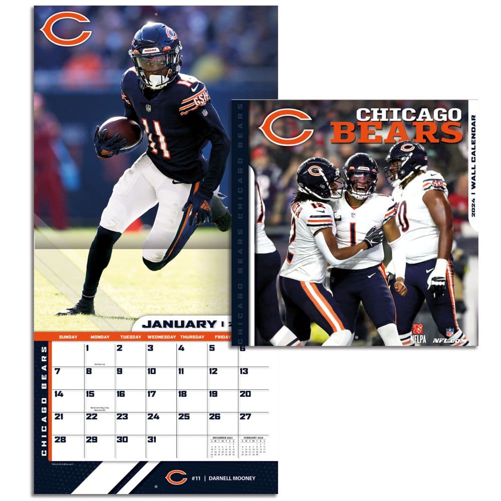 Chicago Bears 2024 Wall Calendar