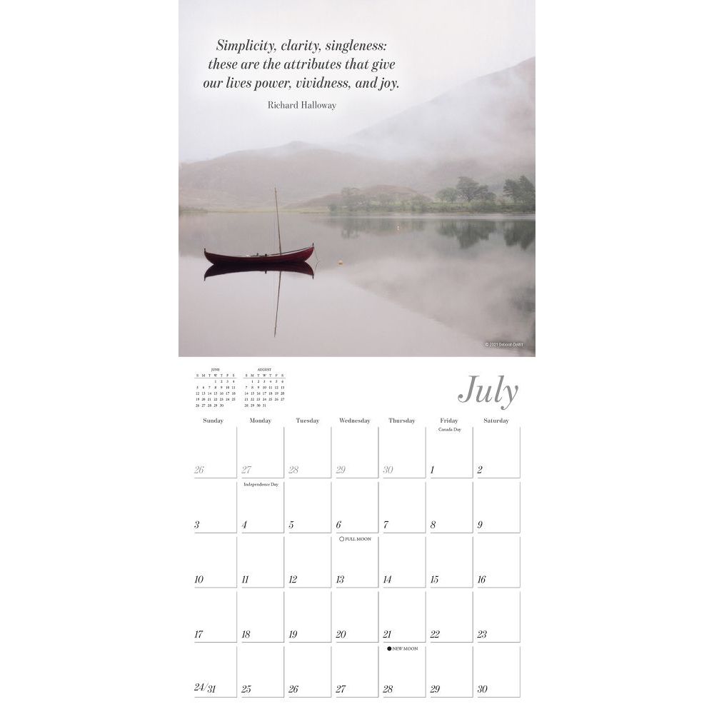 Lang BE Gentle with Yourself 2022 Mini Calendar  w 726225114192 