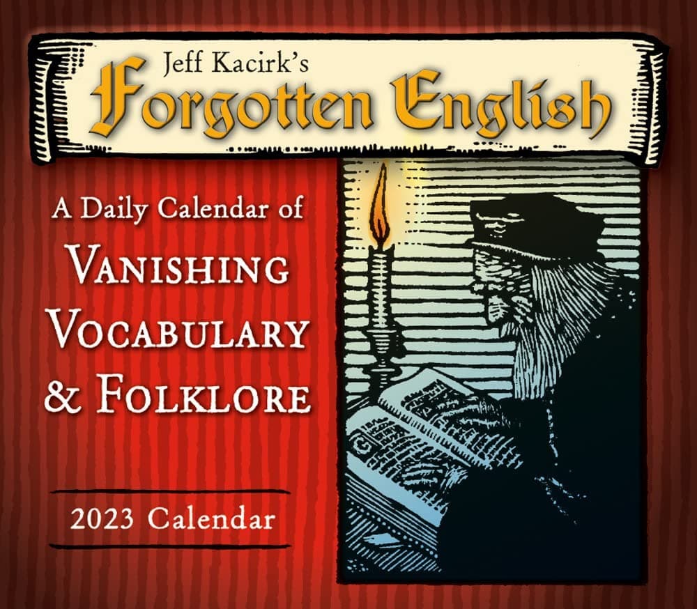 Forgotten English 2023 Desk Calendar