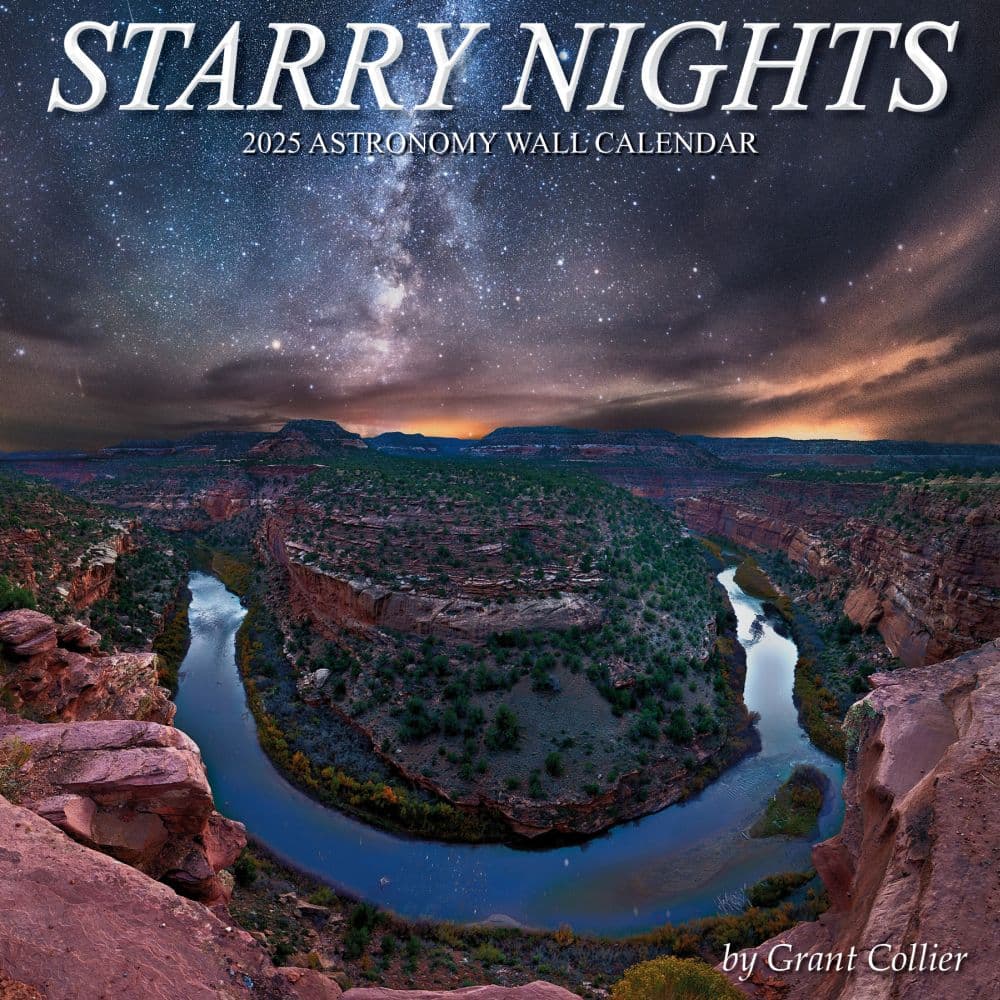 Starry Nights Astronomy 2025 Wall Calendar