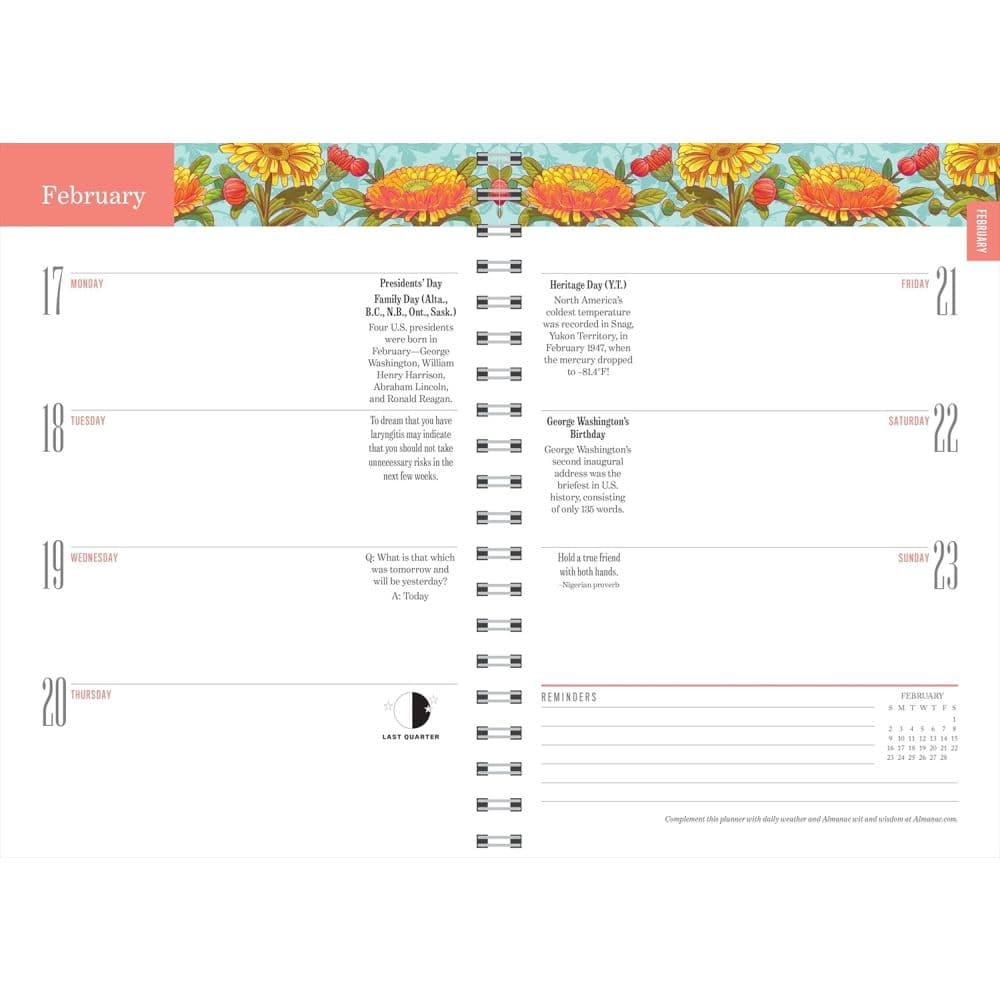 Old Farmers Almanac 2025 Planner Third  Alternate Image