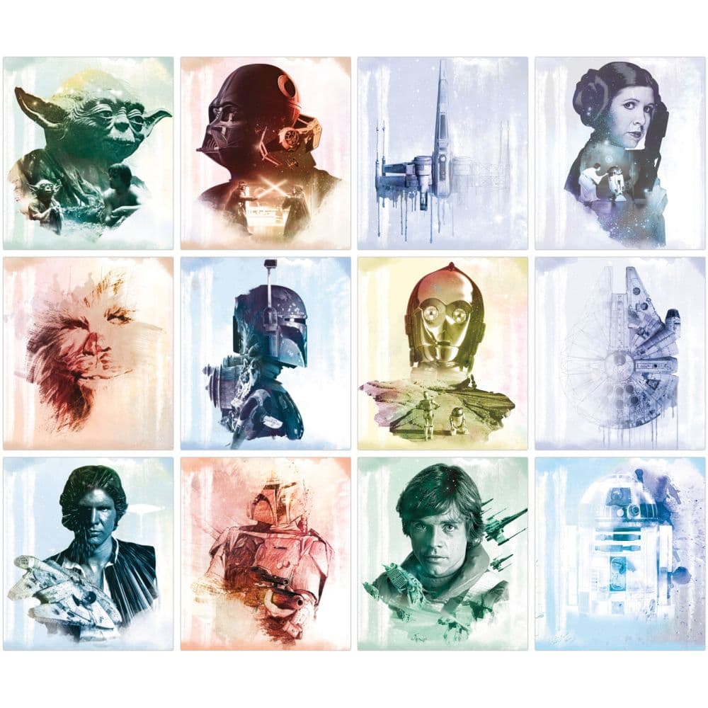 Star Wars Poster 2024 Wall Calendar Alternate Image 2