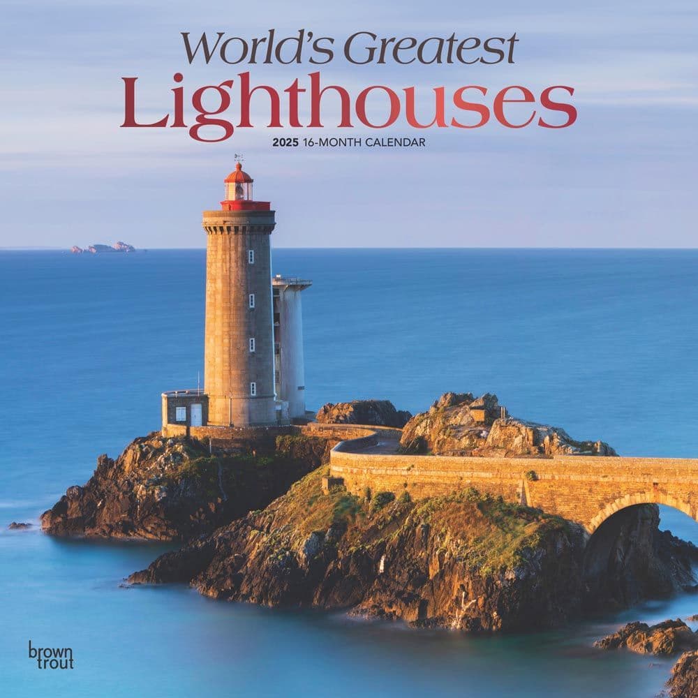 Lighthouses 2025 Wall Calendar