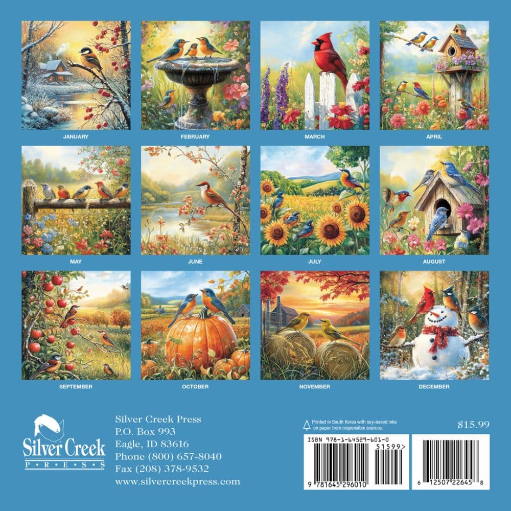 Song Birds 2026 Wall Calendar First Alternate Image