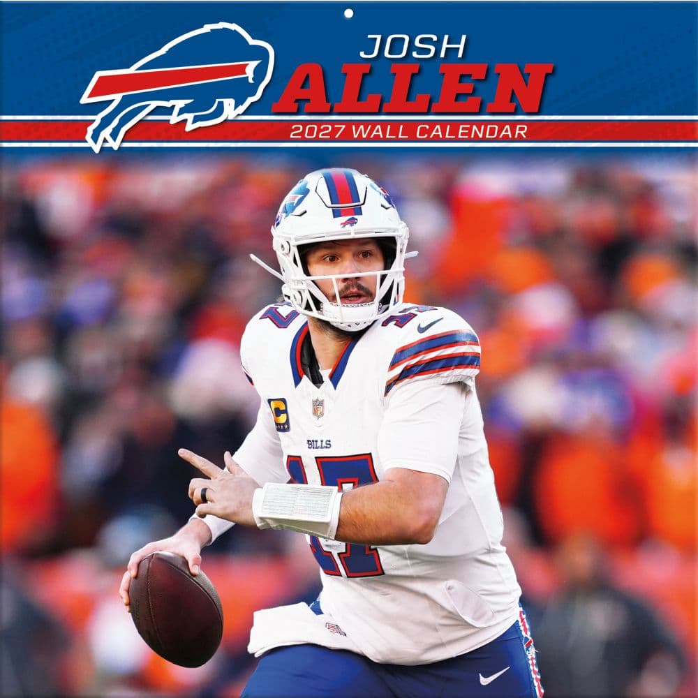 NFL Buffalo Bills Josh Allen 2027 Wall Calendar Main Product Image