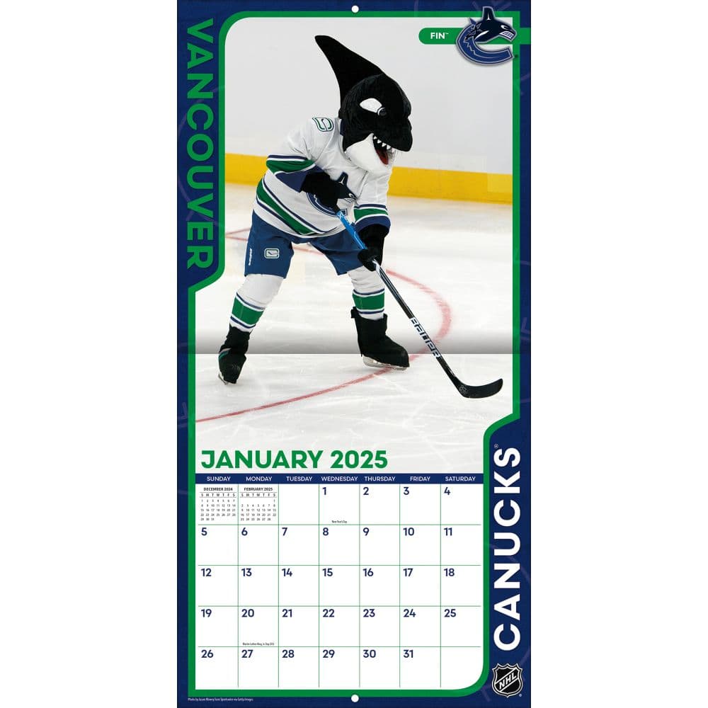 NHL Mascots 2025 Wall Calendar Second Alternate Image width=&quot;1000&quot; height=&quot;1000&quot;