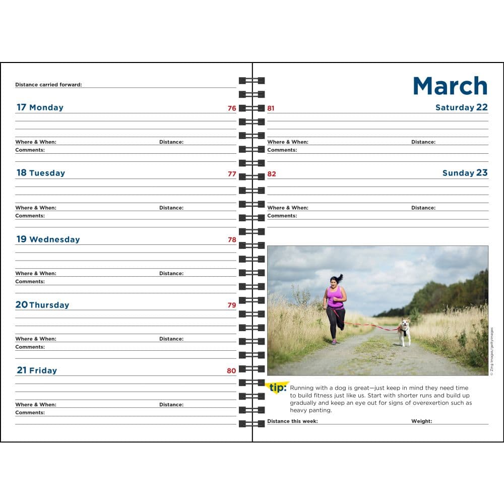 Runners Log 2025 Engagement 2025 Planner Third Alternate Image