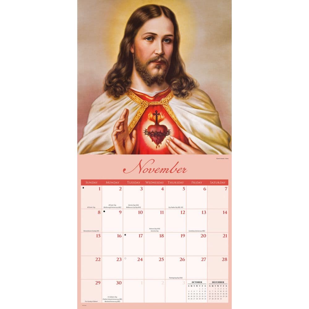 Jesus 2026 Wall Calendar Fourth Alternate Image