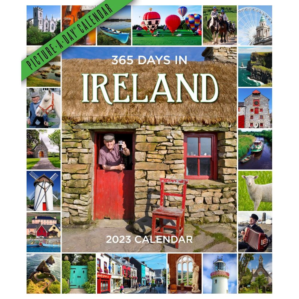 365 Days in Ireland 2023 Wall Calendar