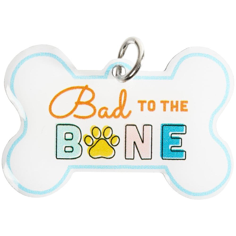 Bad To The Bone Dog Collar Charm Main Image