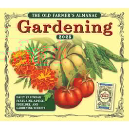 Old Farmer's Almanac Gardening 2025 Desk Calendar
