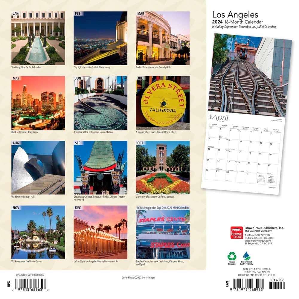 Los Angeles Foil 2024 Wall Calendar First Alternate Image width=&quot;1000&quot; height=&quot;1000&quot;