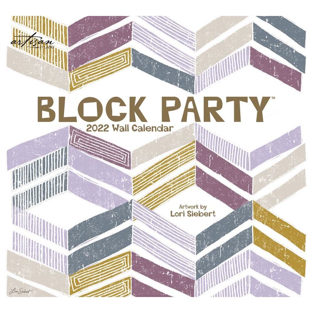 Block Party 2022 Spiral Calendar