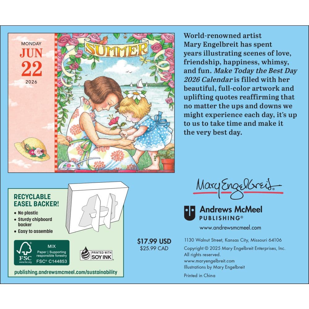 Mary Engelbreit 2026 Desk Calendar First Alternate Image