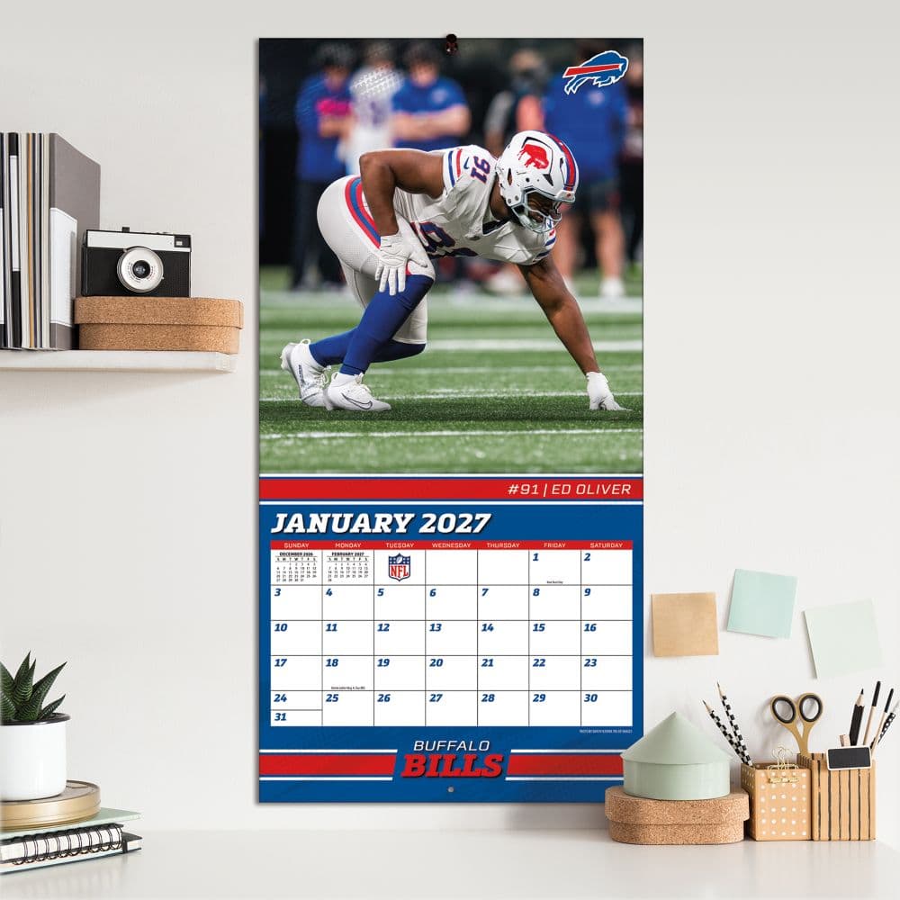 NFL Buffalo Bills 2027 Wall Calendar Fifth Alternate Image