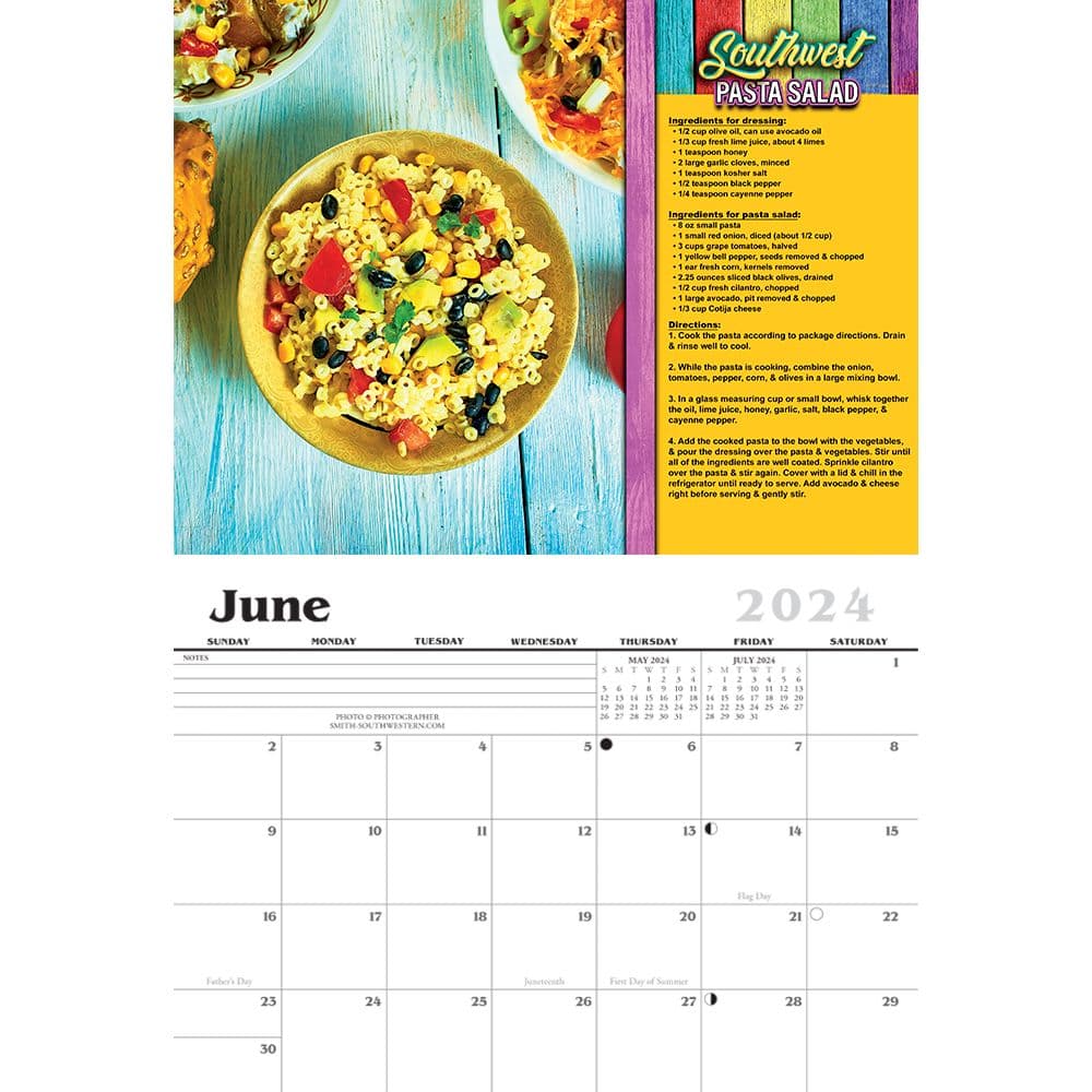 Southwest Cooking 2024 Wall Calendar - Calendars.com