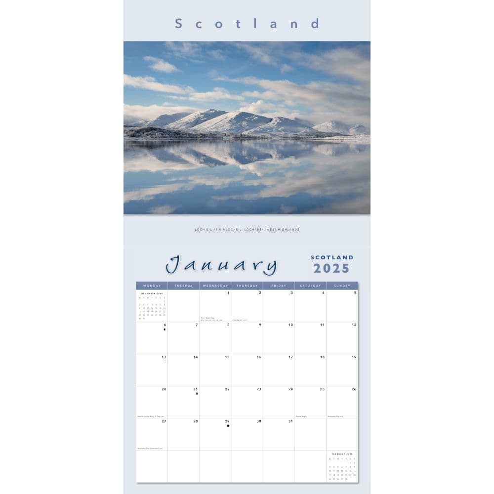 Scotland 2025 Wall Calendar Second Alternate Image width="1000" height="1000"