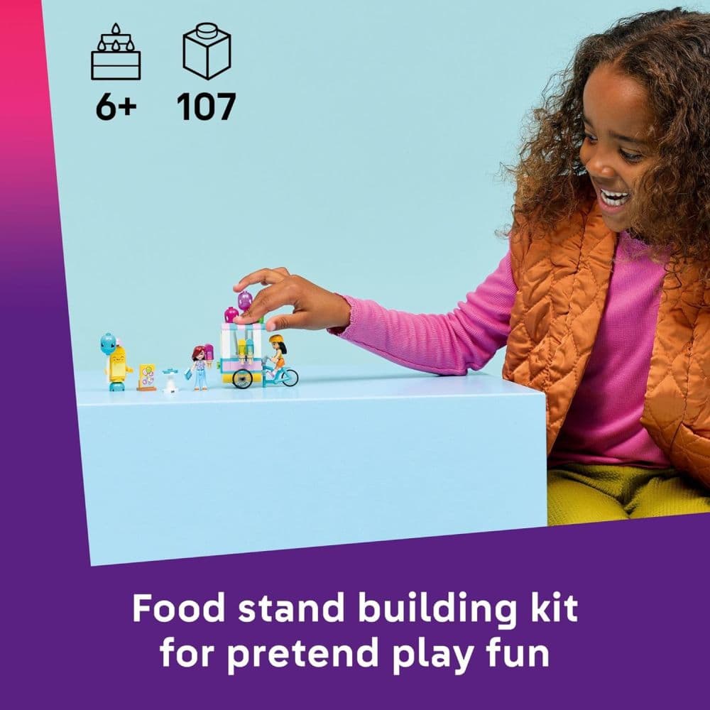 LEGO Friends Ice Cream and Balloon Stand Building Set First Alternate Image