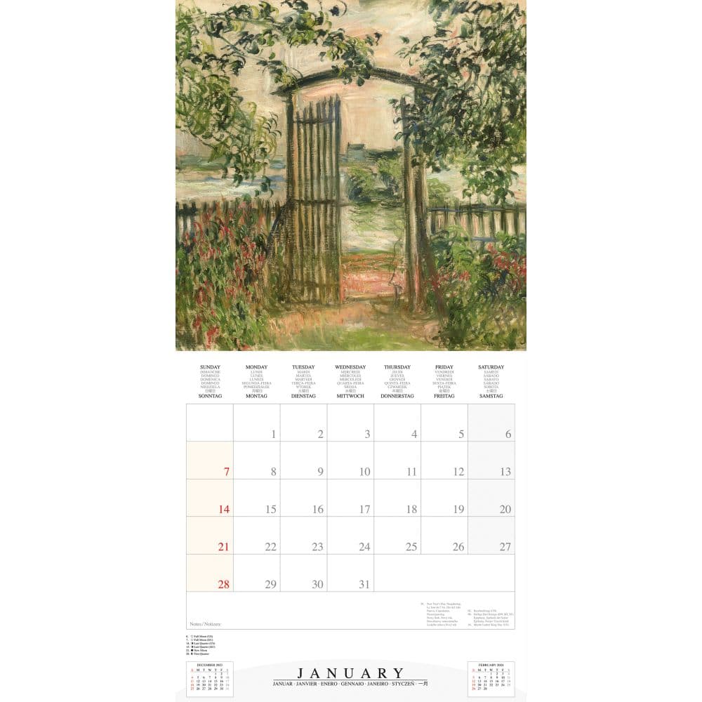 Monet 2024 Wall Calendar Second Alternate Image width=&quot;1000&quot; height=&quot;1000&quot;