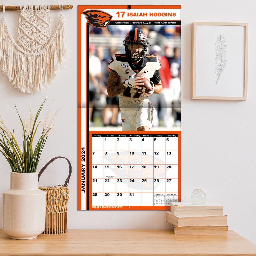 COL Oregon State Beavers 2024 Wall Calendar Third Alternate Image width=&quot;1000&quot; height=&quot;1000&quot;