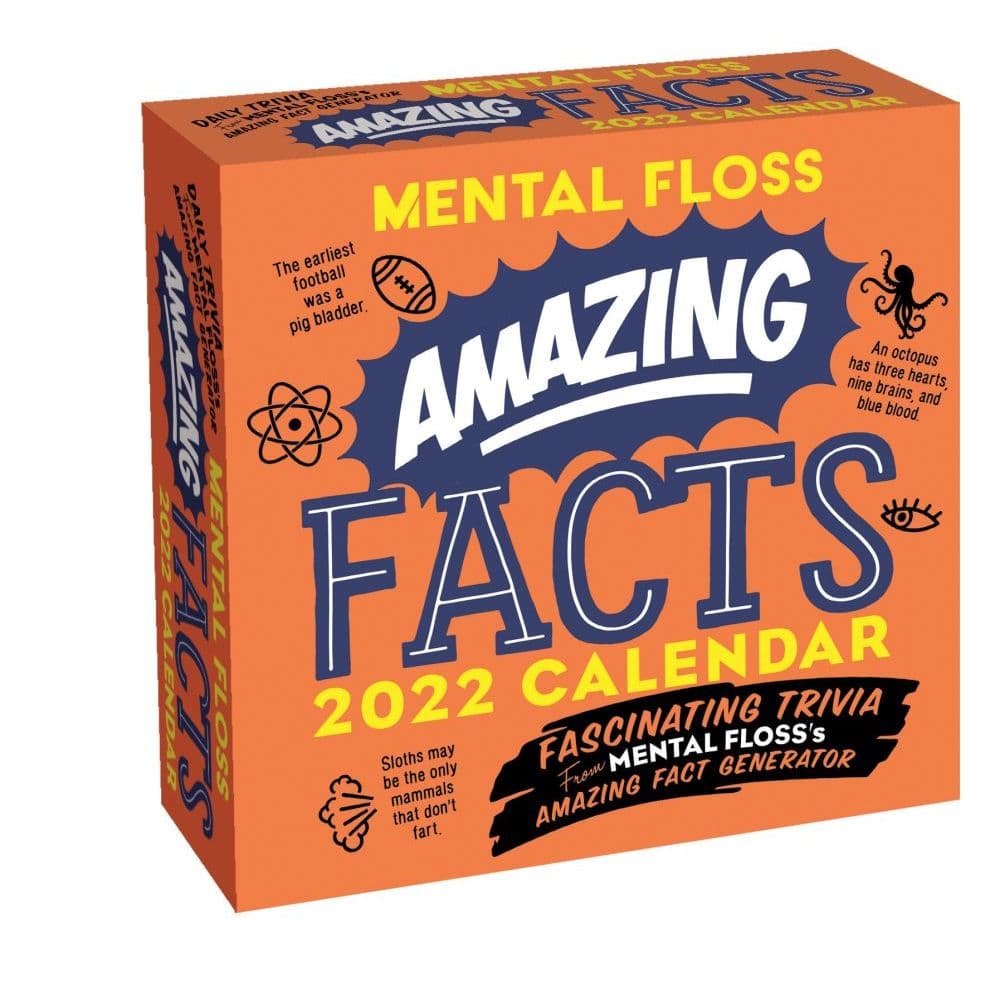 Amazing Facts from Mental Floss 2022 Day-to-Day Calendar