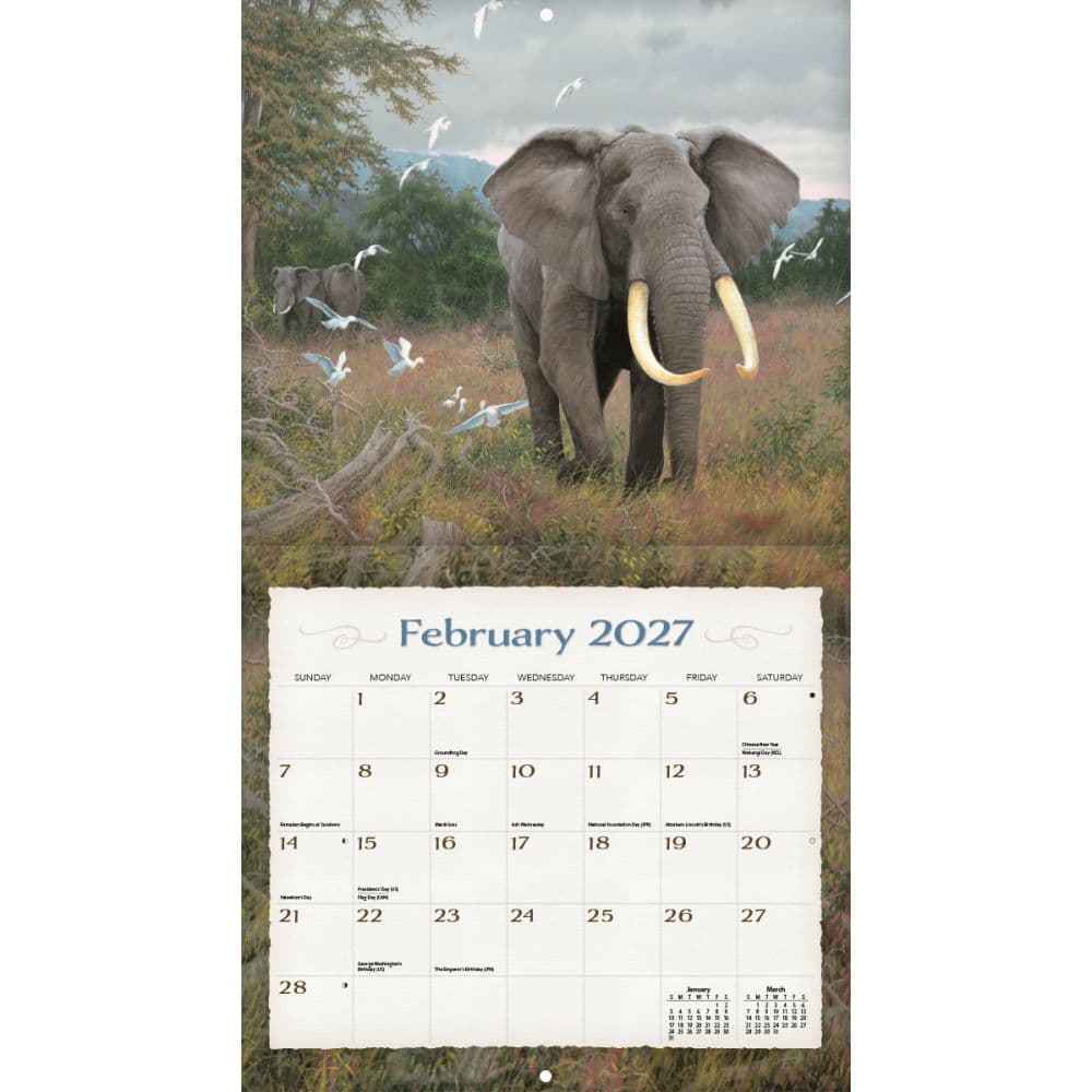 Spirit of Africa 2027 Wall Calendar Second Alternate Image