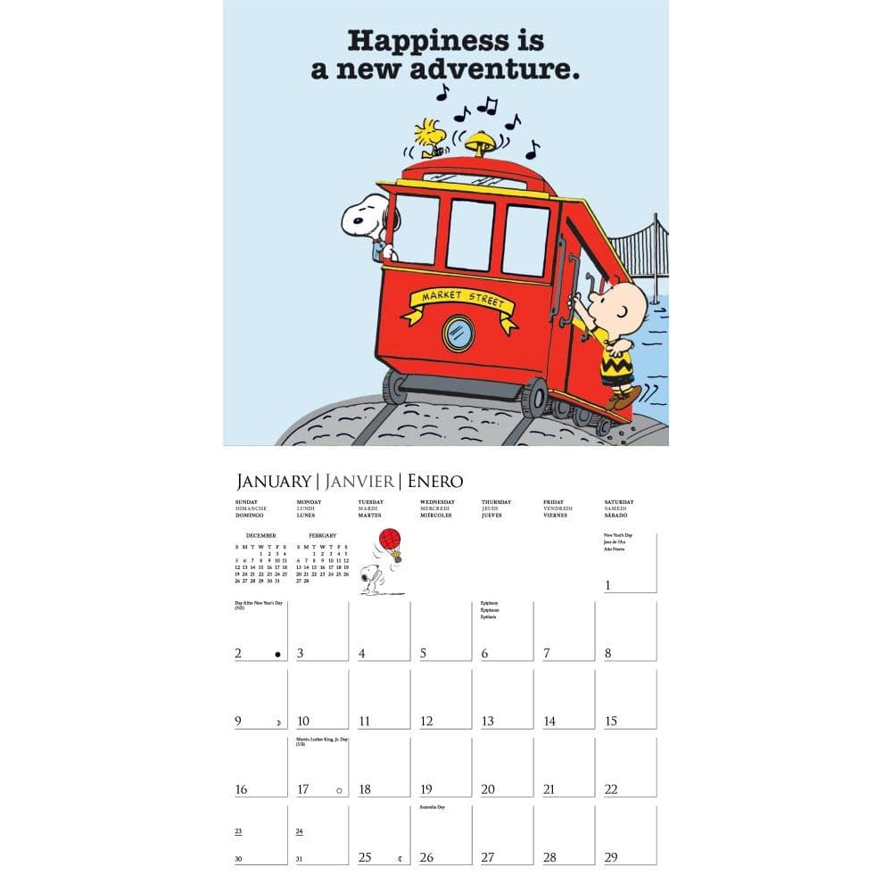 Peanuts Happiness Is 2022 Wall Calendar - Calendars.com