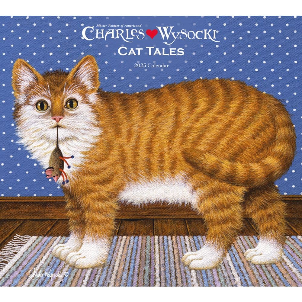 Wysocki Cat Tales Deluxe 2025 Wall Calendar Main Image