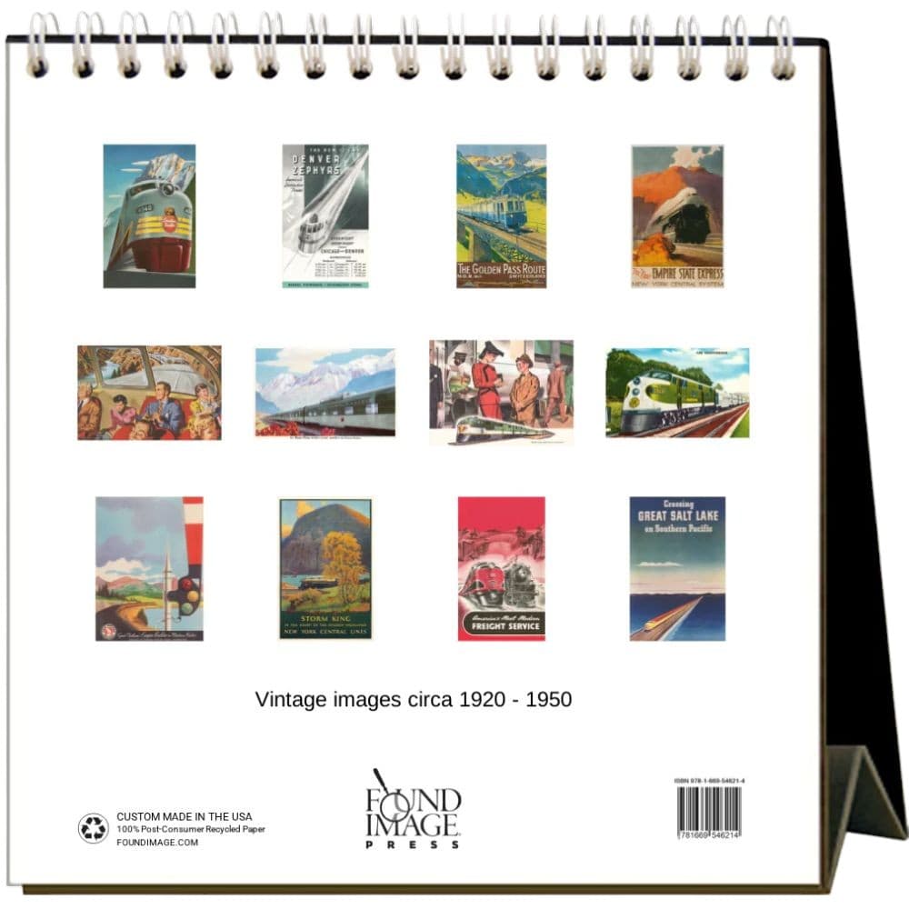 Railroad 2026 Easel Desk Calendar First Alternate Image