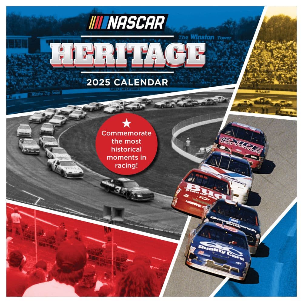 Nascar Heritage 2025 Wall Calendar