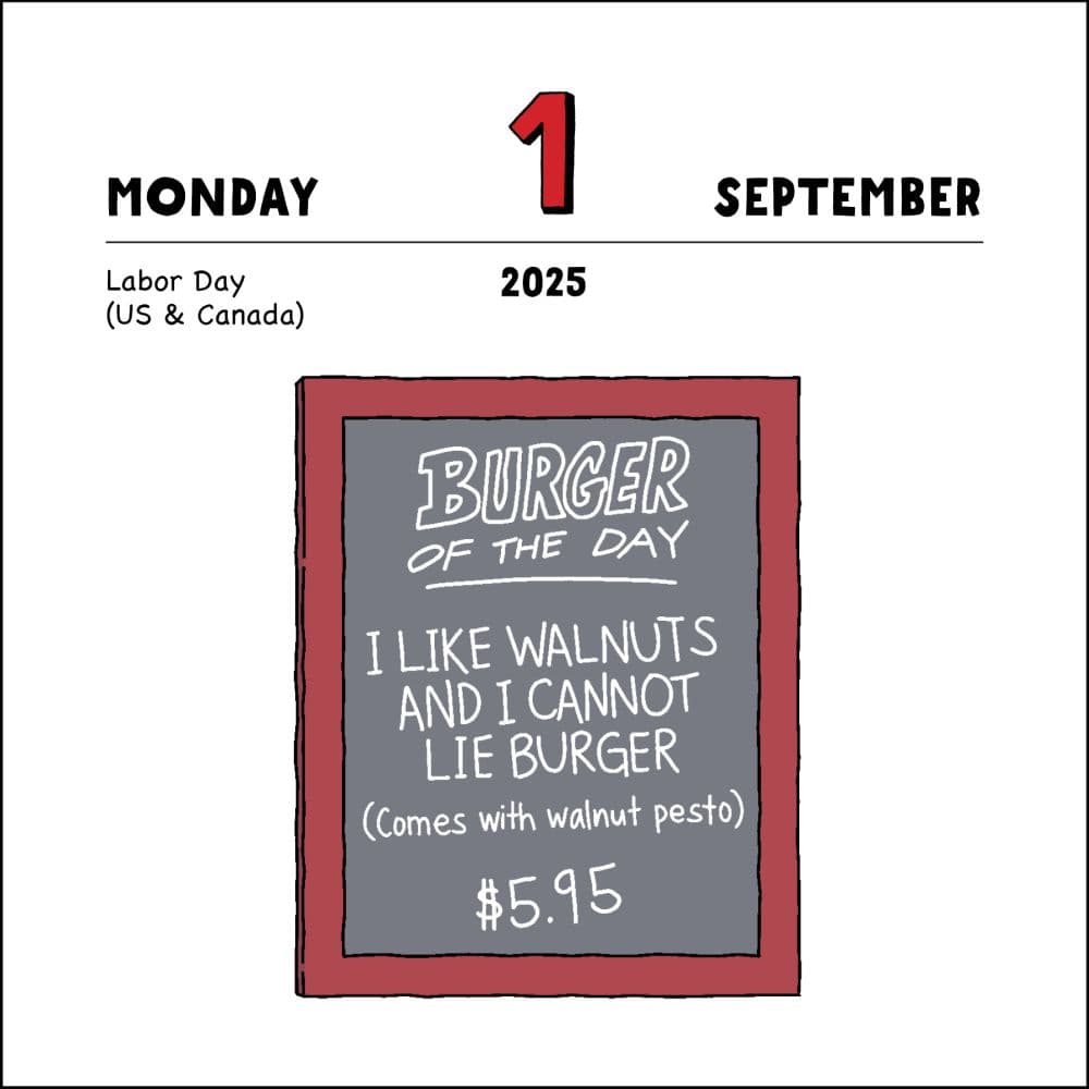 Bobs Burgers 2025 Desk Calendar Third Alternate Image width=&quot;1000&quot; height=&quot;1000&quot;