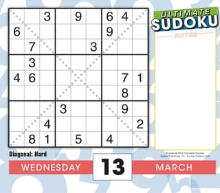 Ultimate Sudoku 2024 Desk Calendar - Calendars.com