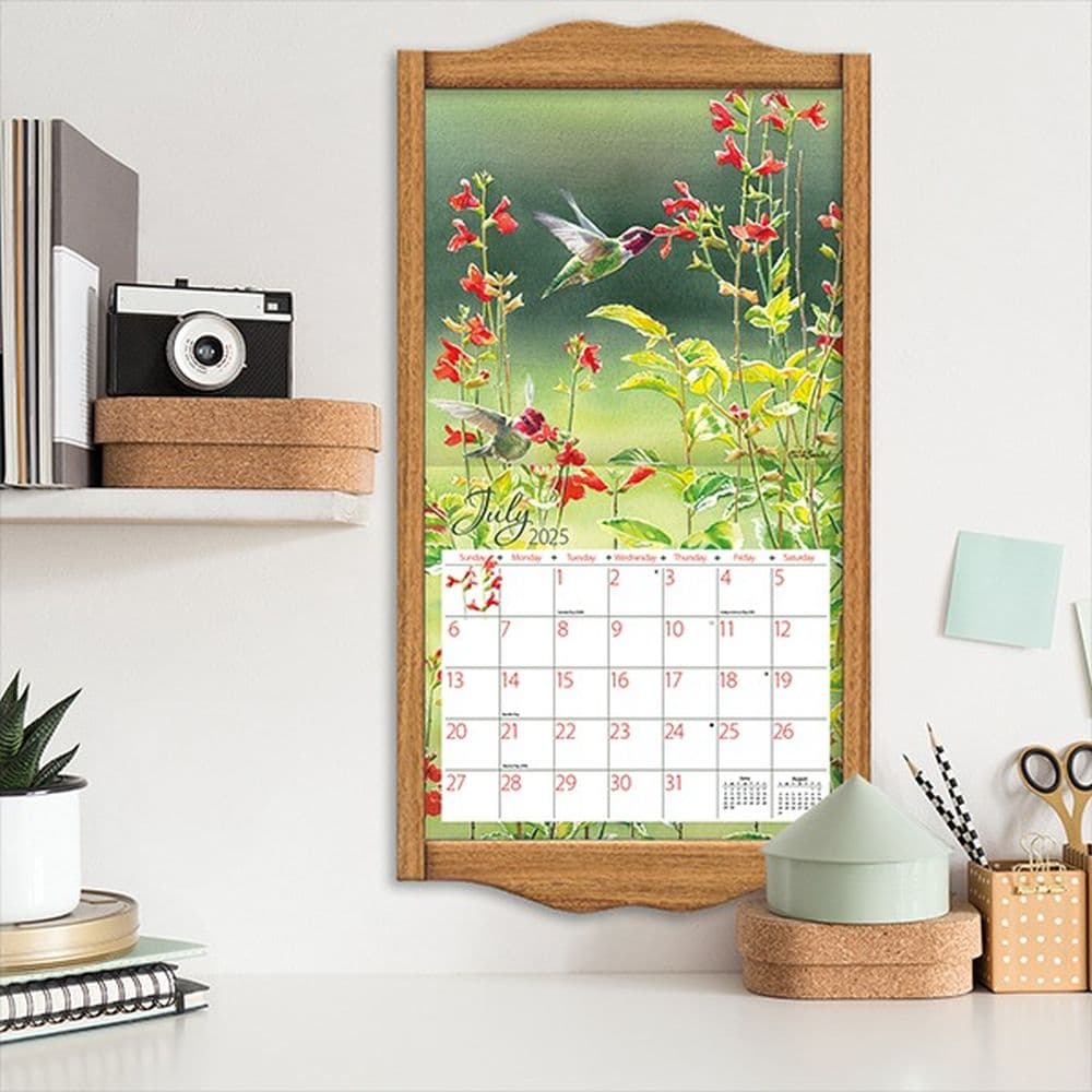 Hummingbirds by Susan Bourdet 2025 Wall Calendar