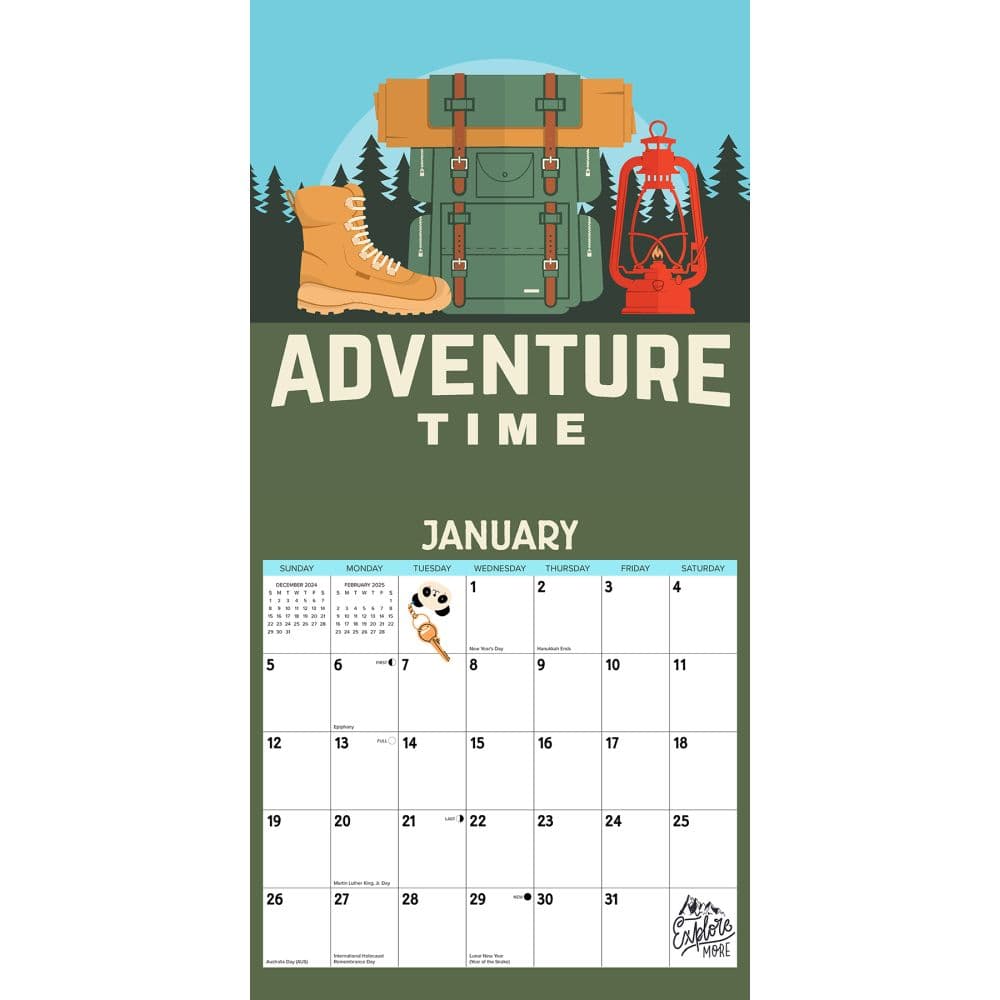 RV There Yet 2025 Wall Calendar