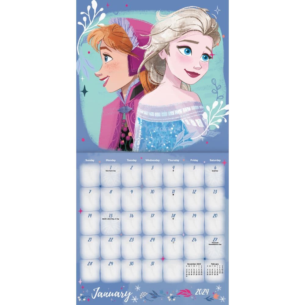 Disney Frozen 2024 Mini Wall Calendar
