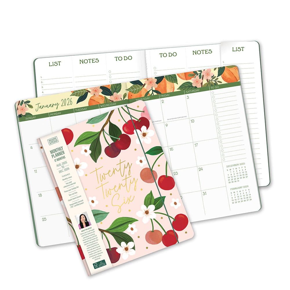 Fruit and Flora Monthly 2026 Planner Sixth Alternate Image