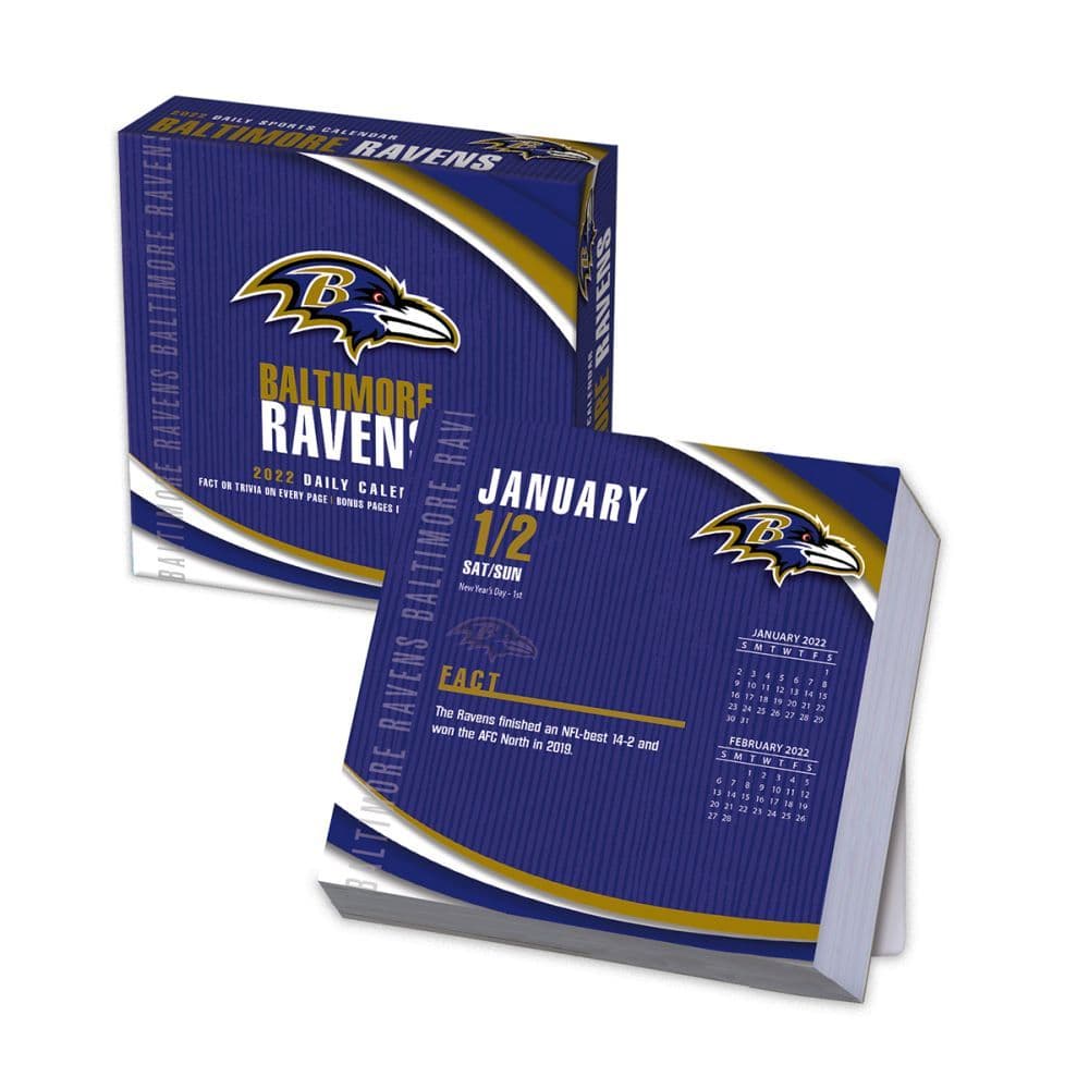 Ravens 2022 Schedule Nfl Baltimore Ravens 2022 Desk Calendar - Calendars.com