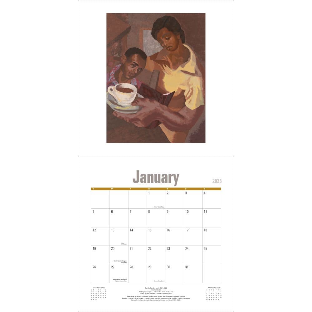 Museum of African American History 2025 Wall Calendar Second Alternate Image width=&quot;1000&quot; height=&quot;1000&quot;