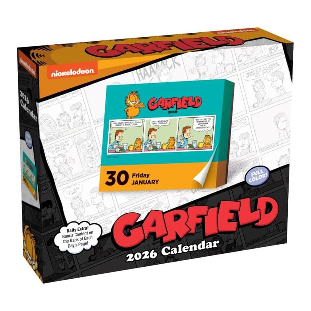 Garfield 2026 Desk Calendar Main Product Image