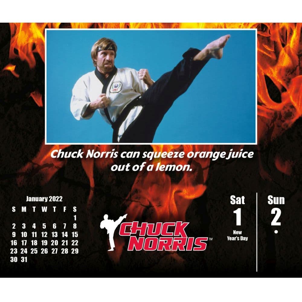 Chuck Norris Calendar 2022 academic calendar 2022