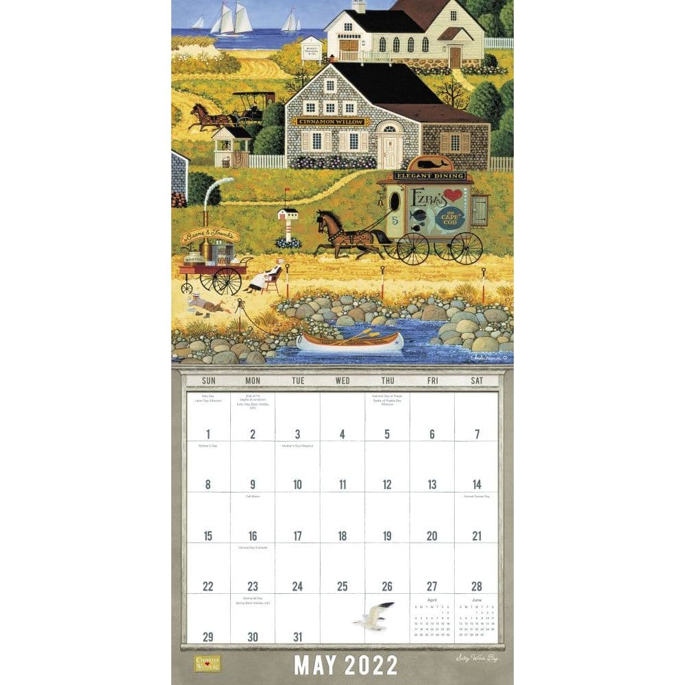 Wysocki Americana Mead 2022 Wall Calendar - Calendars.com