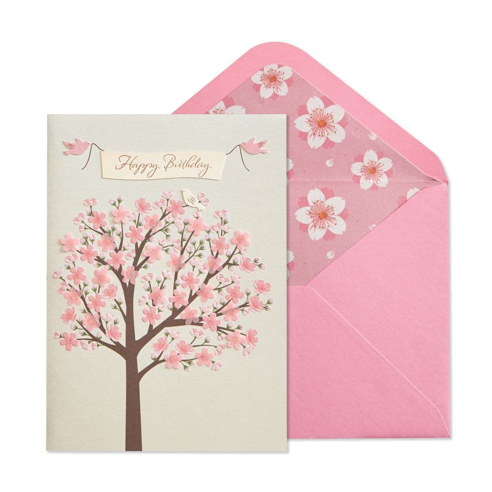 Cherry Blossom Tree Card
