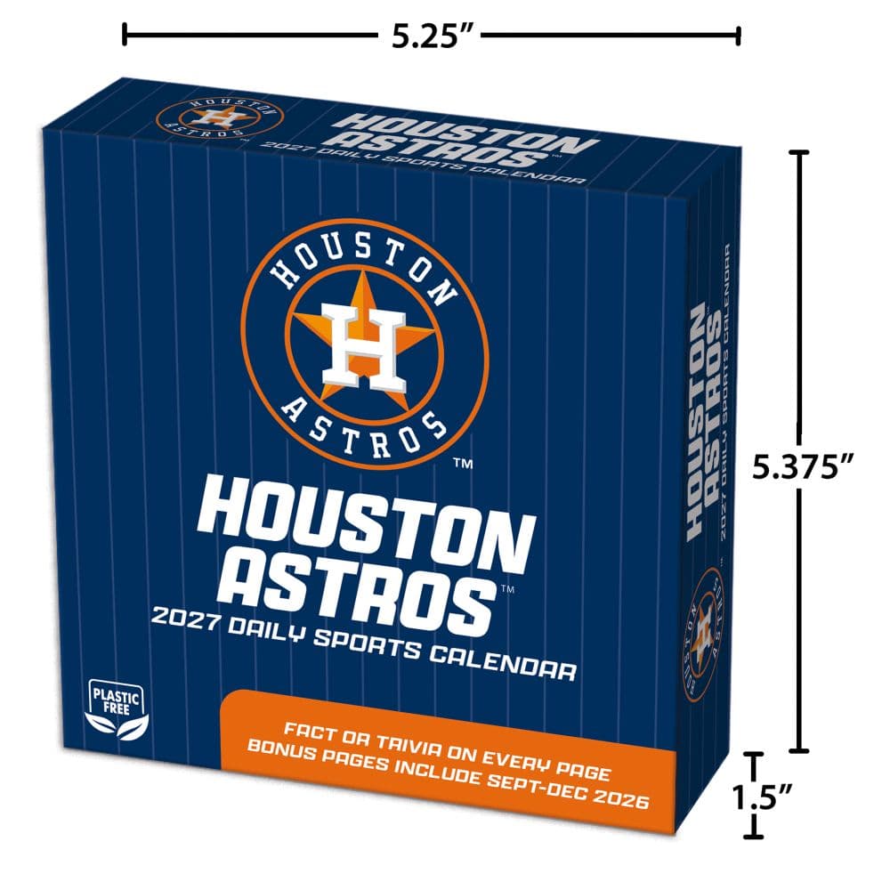 MLB Houston Astros 2027 Desk Calendar Fifth Alternate Image